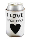 Personalized I Love Customized Can / Bottle Insulator Coolers-Can Coolie-TooLoud-1 Piece-Davson Sales