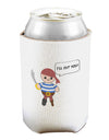 I'll Cut You - Petey the Pirate Can and Bottle Insulator Cooler-Bottle Insulator-TooLoud-White-Davson Sales