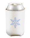 Snowflake Christmas Can and Bottle Insulator Cooler-Bottle Insulator-TooLoud-White-Davson Sales