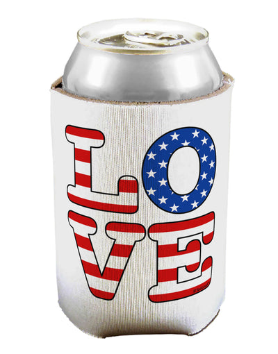 American Love Design Can / Bottle Insulator Coolers by TooLoud-Can Coolie-TooLoud-1-Davson Sales