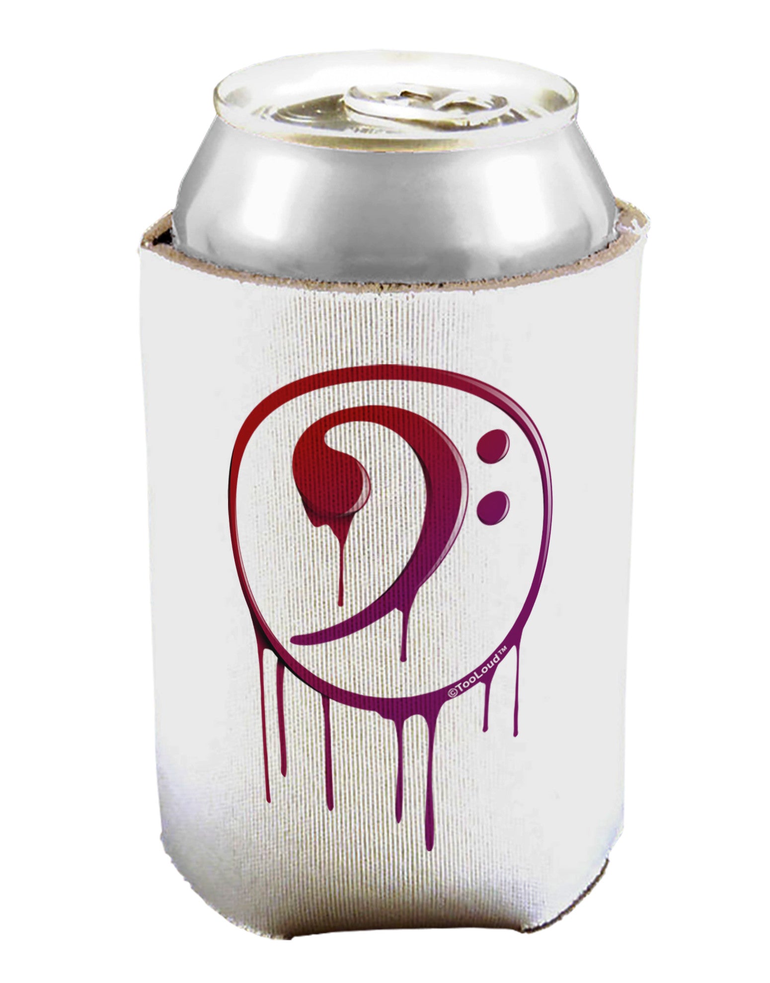 Dripping Bass Symbol Can / Bottle Insulator Coolers-Can Coolie-TooLoud-1-Davson Sales