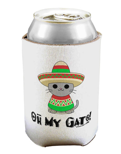 Oh My Gato - Cinco De Mayo Can / Bottle Insulator Coolers by TooLoud-Can Coolie-TooLoud-1-Davson Sales