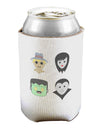 Four Lil Monsters - Halloween Design Can / Bottle Insulator Coolers-Can Coolie-TooLoud-1-Davson Sales