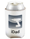 iDad Drill Can and Bottle Insulator Can Coolie-Bottle Insulator-TooLoud-White-Davson Sales