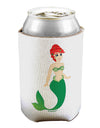 Mermaid Design - Green Can / Bottle Insulator Coolers-Can Coolie-TooLoud-1-Davson Sales