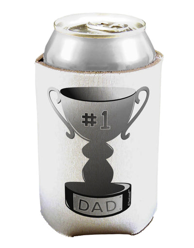 Number One Dad Trophy - Grayscale Can / Bottle Insulator Coolers-Can Coolie-TooLoud-1-Davson Sales