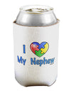 I Heart My Nephew - Autism Awareness Can / Bottle Insulator Coolers by TooLoud-Can Coolie-TooLoud-1-Davson Sales