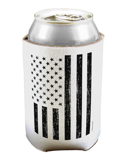 Stamp Style American Flag - Distressed Can / Bottle Insulator Coolers by TooLoud-Can Coolie-TooLoud-1-Davson Sales