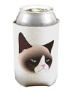 Cute Disgruntled Siamese Cat Can / Bottle Insulator Coolers-Can Coolie-TooLoud-1-Davson Sales