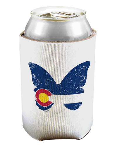 TooLoud Grunge Colorado Butterfly Flag Can Bottle Insulator Coolers-Can Coolie-TooLoud-2 Piece-Davson Sales