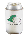 My T-Rex Ate Your Stick Family - Color Can / Bottle Insulator Coolers by TooLoud-Can Coolie-TooLoud-1-Davson Sales