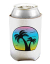 Palm Trees Silhouette - Beach Sunset Design Can / Bottle Insulator Coolers-Can Coolie-TooLoud-1-Davson Sales