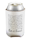 Let It Snow Falling Snowflakes - Christmas Can / Bottle Insulator Coolers-Can Coolie-TooLoud-1 Piece-Davson Sales