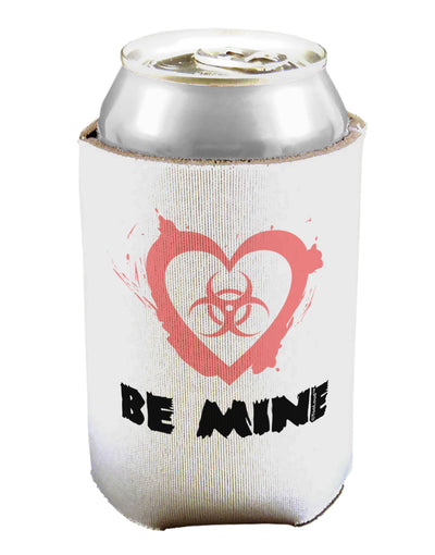 Be Mine - Bio Hazard Heart Can / Bottle Insulator Coolers by TooLoud-Can Coolie-TooLoud-1-Davson Sales