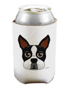 Cute Boston Terrier Dog Face Can / Bottle Insulator Coolers-Can Coolie-TooLoud-1 Piece-Davson Sales