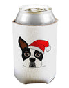 Cute Dog with Santa Hat - Christmas Can / Bottle Insulator Coolers-Can Coolie-TooLoud-1 Piece-Davson Sales