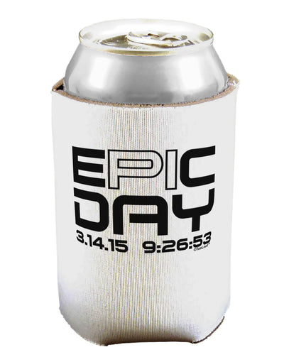Epic Pi Day Text Design Can / Bottle Insulator Coolers by TooLoud-Can Coolie-TooLoud-1-Davson Sales