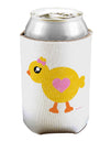 Cute Chick with Bow - Crayon Style Drawing Can / Bottle Insulator Coolers by TooLoud-Can Coolie-TooLoud-1-Davson Sales