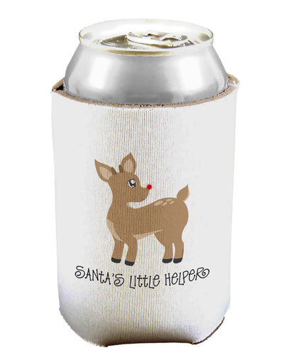 Santa's Little Helper Cute Rudolph - Christmas Can / Bottle Insulator Coolers by TooLoud-Can Coolie-TooLoud-1-Davson Sales