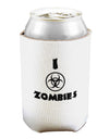 I Biohazard Zombies - Apocalypse Can and Bottle Insulator Cooler-Bottle Insulator-TooLoud-White-Davson Sales