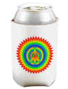 Psychedelic Peace Can and Bottle Insulator Cooler-Bottle Insulator-TooLoud-White-Davson Sales