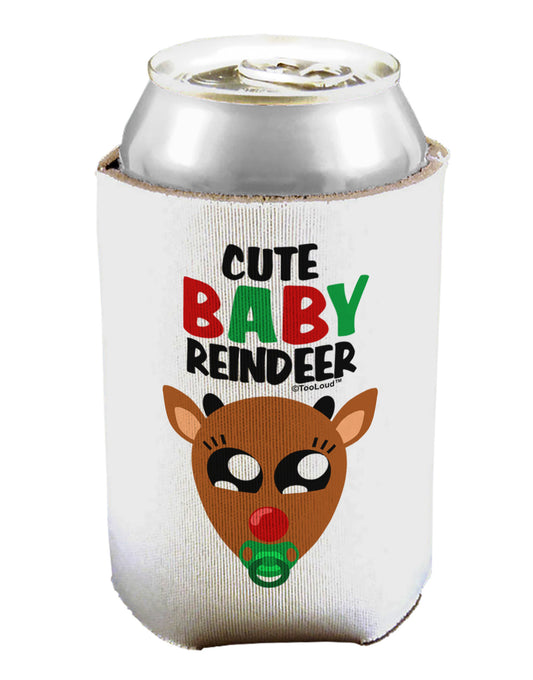 Cute Baby Reindeer Matching Deer Can / Bottle Insulator Coolers-Can Coolie-TooLoud-1-Davson Sales