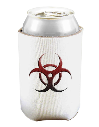 Biohazard Symbol Red Stone - Apocalypse Can and Bottle Insulator Cooler-Bottle Insulator-TooLoud-White-Davson Sales