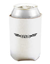 USA Stripes Monochrome Vintage Can and Bottle Insulator Cooler-Bottle Insulator-TooLoud-White-Davson Sales