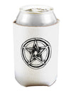 Pentacle Magick Witchcraft Star Can and Bottle Insulator Cooler-Bottle Insulator-TooLoud-White-Davson Sales