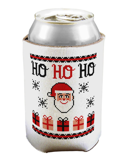 Ho Ho Ho Ugly Christmas Sweater Can / Bottle Insulator Coolers-Can Coolie-TooLoud-1-Davson Sales