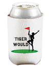 Tiger Would Can and Bottle Insulator Cooler-Bottle Insulator-TooLoud-White-Davson Sales