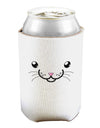 Kyu-T Face - Kattia the kitty cat Can and Bottle Insulator Cooler-Bottle Insulator-TooLoud-White-Davson Sales