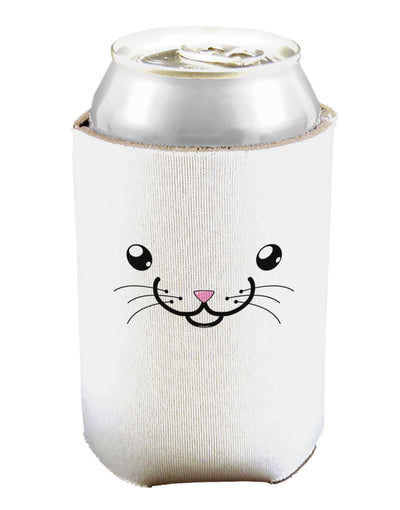 Kyu-T Face - Kattia the kitty cat Can and Bottle Insulator Cooler-Bottle Insulator-TooLoud-White-Davson Sales