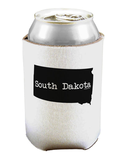 South Dakota - United States Shape Can / Bottle Insulator Coolers by TooLoud-Can Coolie-TooLoud-1-Davson Sales