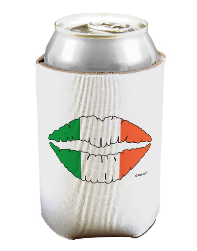 Irish Flag Kiss Can / Bottle Insulator Coolers by TooLoud-Can Coolie-TooLoud-1-Davson Sales