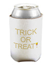 Trick or Treat Candy Corn Halloween Can and Bottle Insulator Cooler-Bottle Insulator-TooLoud-White-Davson Sales