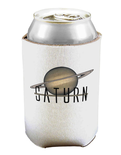 Planet Saturn Text Can / Bottle Insulator Coolers by TooLoud-Can Coolie-TooLoud-1-Davson Sales