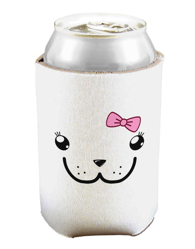 Kyu-T Face - Dewina Cute Girl Dugong Can and Bottle Insulator Cooler-Bottle Insulator-TooLoud-White-Davson Sales