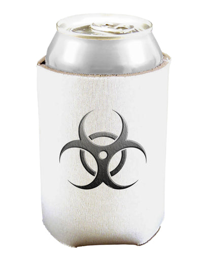 Biohazard Symbol Grey Stone - Apocalypse Can and Bottle Insulator Cooler-Bottle Insulator-TooLoud-White-Davson Sales