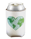 World Globe Heart Can / Bottle Insulator Coolers-Can Coolie-TooLoud-1-Davson Sales