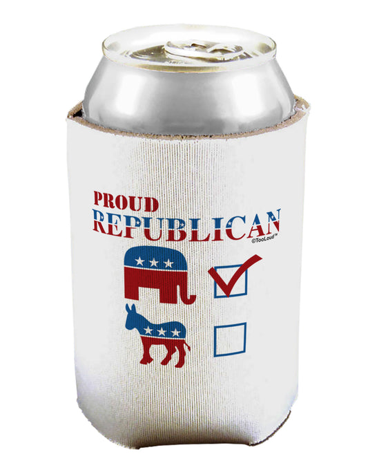 Proud Republican Checkmark Can / Bottle Insulator Coolers-Can Coolie-TooLoud-1-Davson Sales