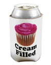 Cream Filled Pink Cupcake Design Can / Bottle Insulator Coolers by TooLoud-Can Coolie-TooLoud-1-Davson Sales