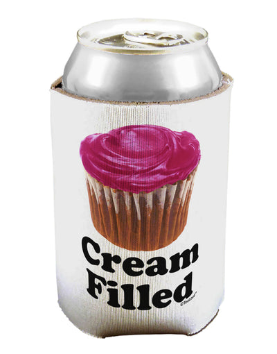 Cream Filled Pink Cupcake Design Can / Bottle Insulator Coolers by TooLoud-Can Coolie-TooLoud-1-Davson Sales