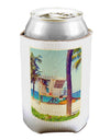 Lifeguard Station Watercolor Can / Bottle Insulator Coolers-Can Coolie-TooLoud-1 Piece-Davson Sales