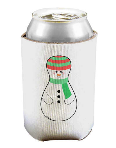 Cute Snowman Matryoshka Nesting Doll - Christmas Can / Bottle Insulator Coolers-Can Coolie-TooLoud-1 Piece-Davson Sales