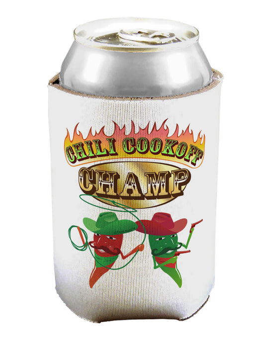 Cowboy Chili Cookoff Champ Can / Bottle Insulator Coolers-Can Coolie-TooLoud-1-Davson Sales