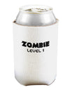 Zombie Level 1 - Funny - Halloween Can and Bottle Insulator Cooler-Bottle Insulator-TooLoud-White-Davson Sales