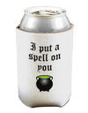 I Put A Spell On You Witches Cauldron Halloween Can / Bottle Insulator Coolers-Can Coolie-TooLoud-1 Piece-Davson Sales