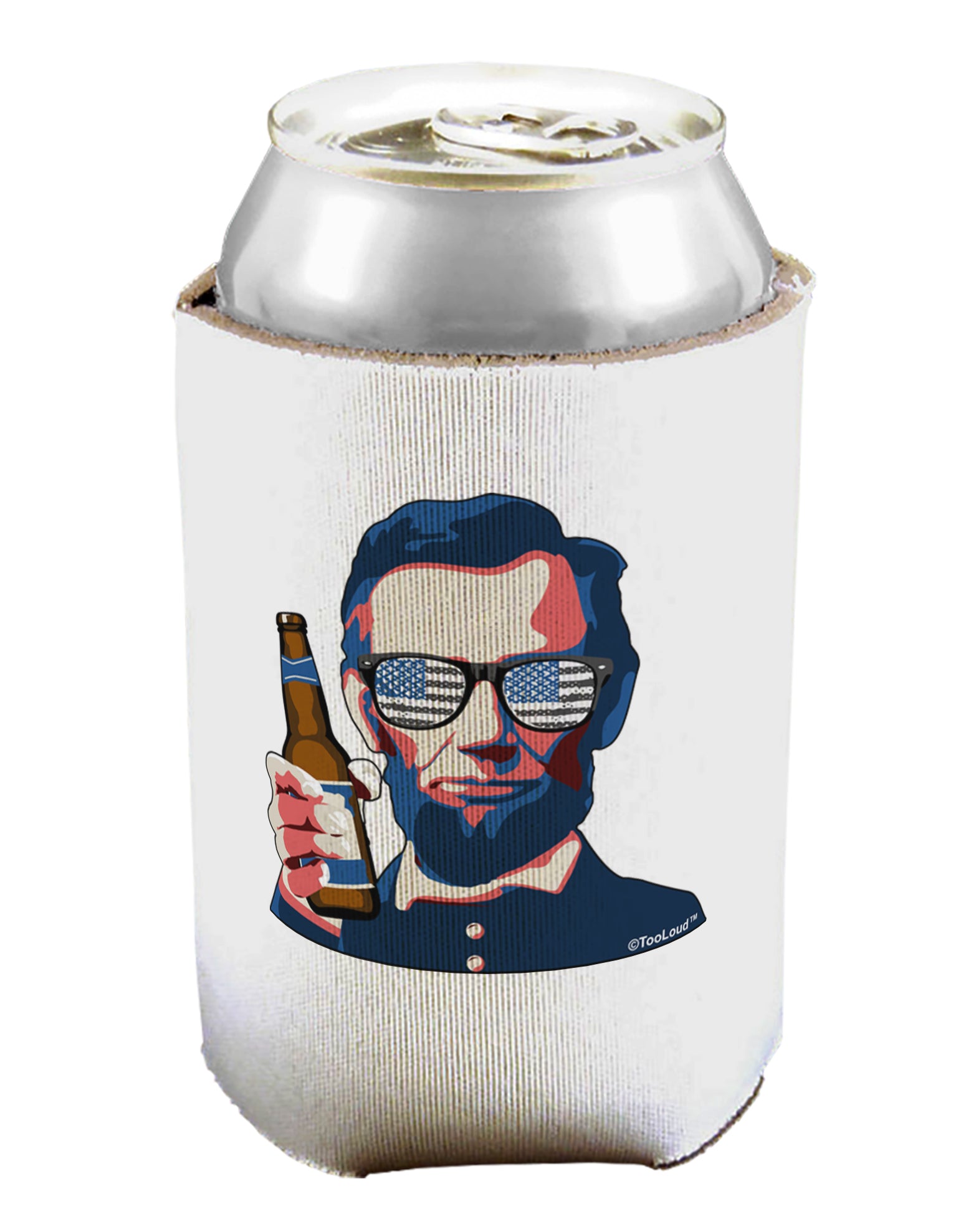Abraham Drinkoln Can / Bottle Insulator Coolers-Can Coolie-TooLoud-1-Davson Sales