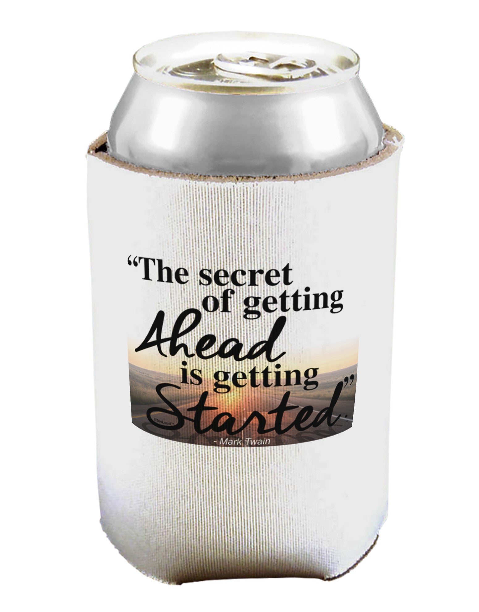 Getting Ahead Mark Twain Can / Bottle Insulator Coolers-Can Coolie-TooLoud-1-Davson Sales
